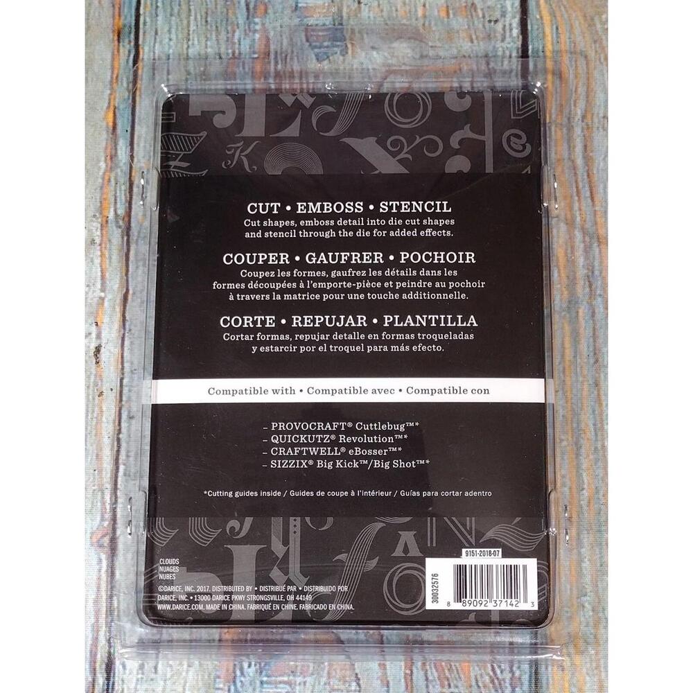 Darice Die Cut Embossing Stencil Set - 4 Pieces - Picture 2 of 7